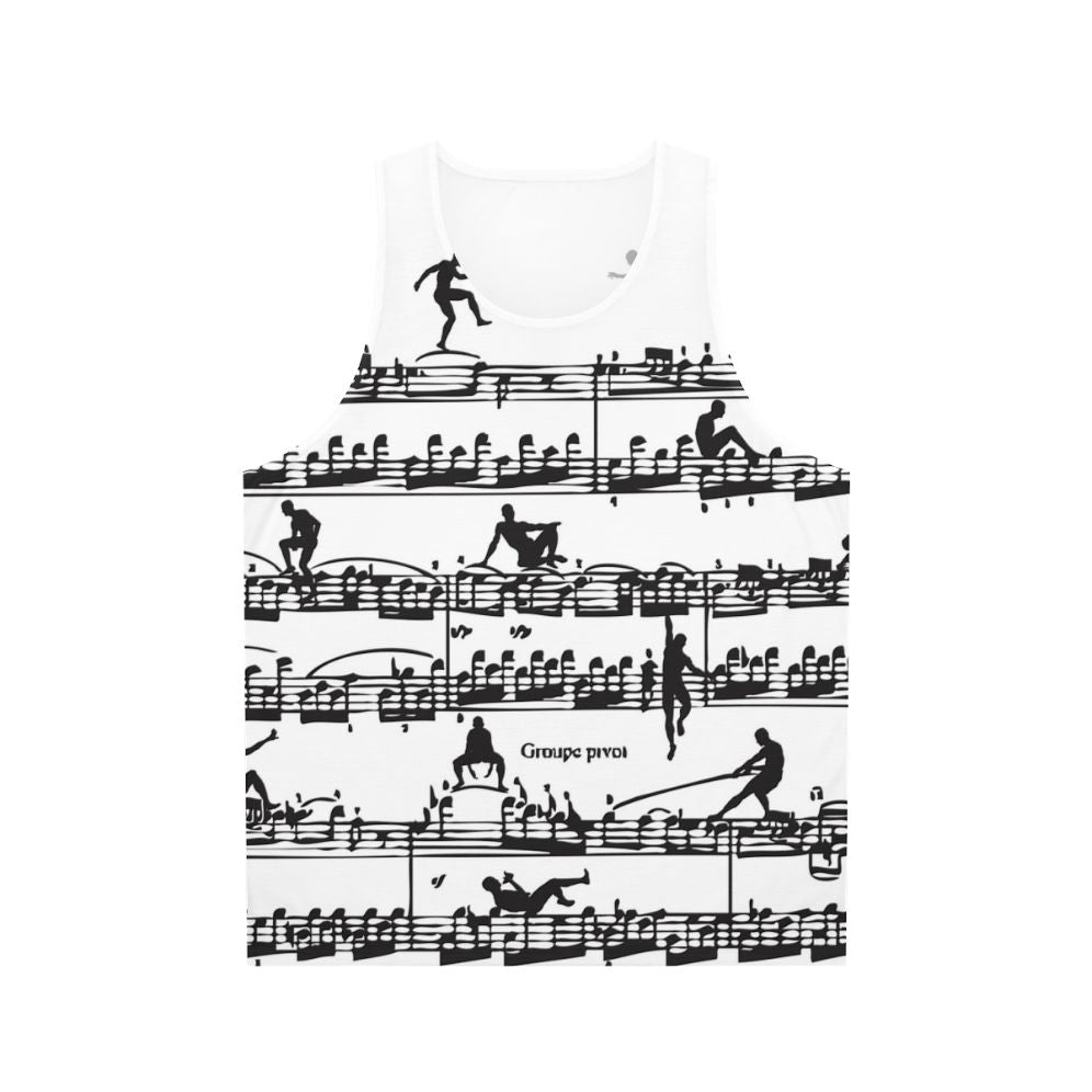 Retro Mozart Unisex Tank Top