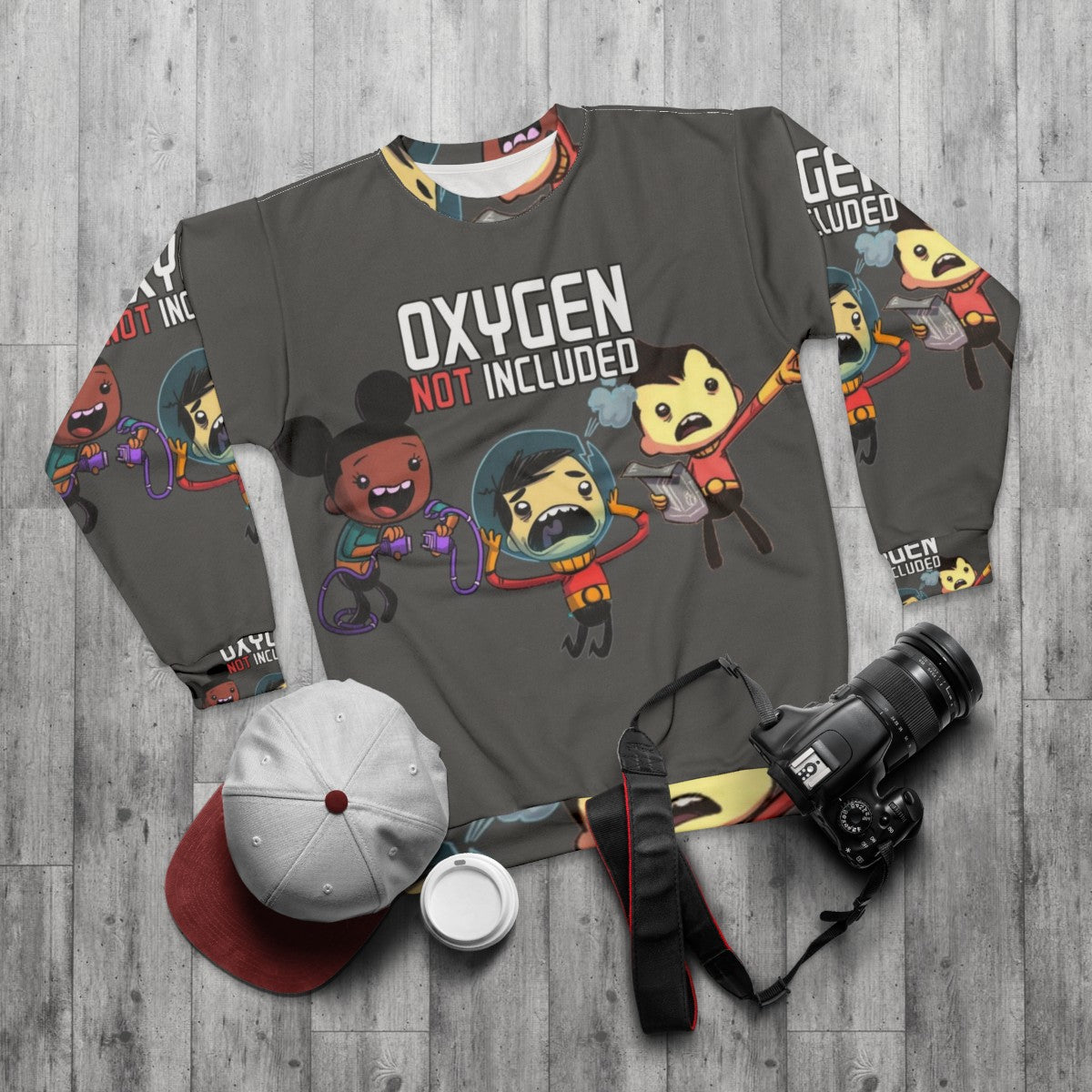 Oxygen Not Included Sweatshirt - flat lay