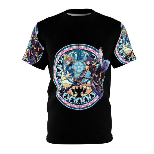 Aqua Heart Inspired Kingdom Hearts Fans T-shirt Design