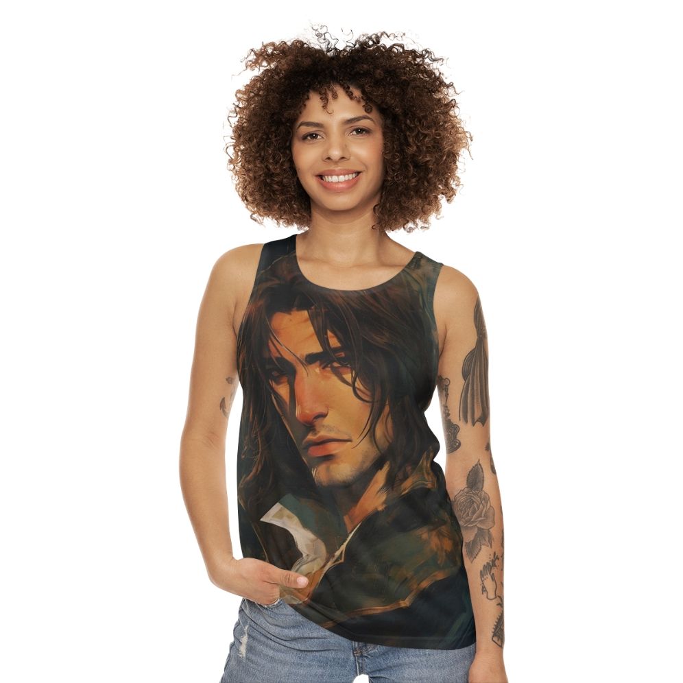 Trevor Belmont Castlevania Unisex Tank Top - women