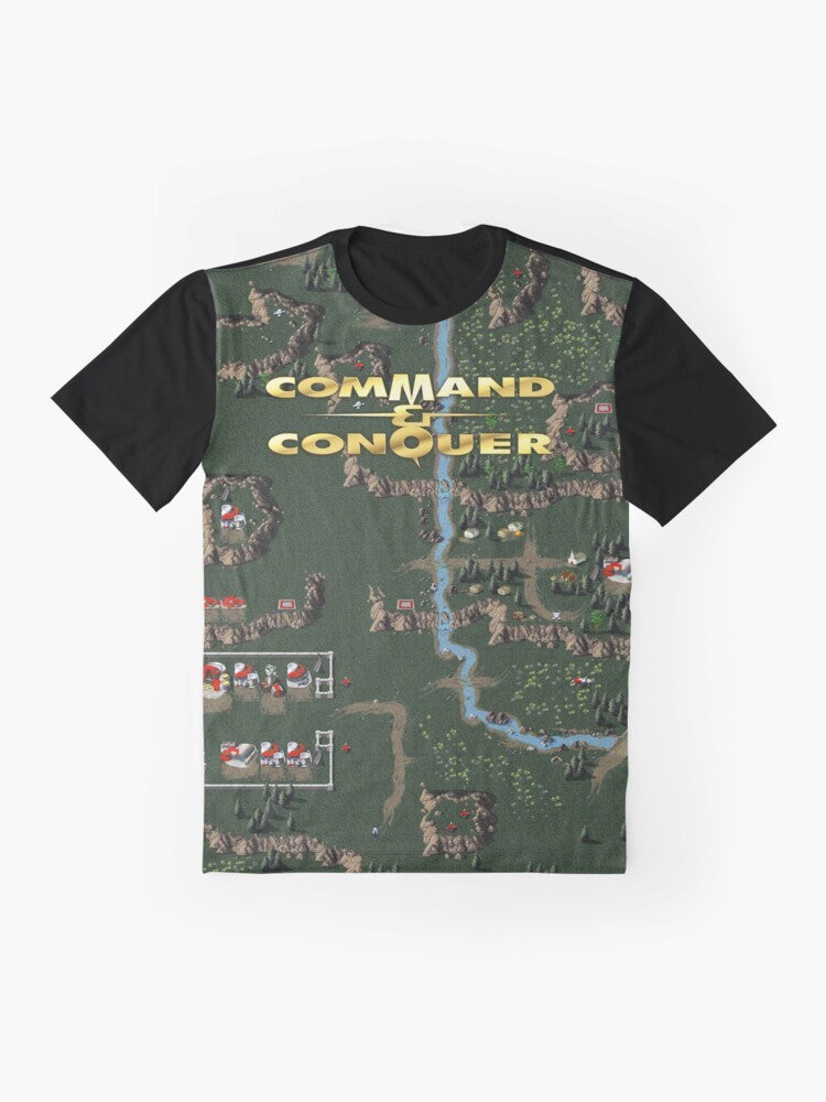 Command & Conquer: Tiberian Dawn Retro DOS Game Fan Graphic T-Shirt - Flat lay