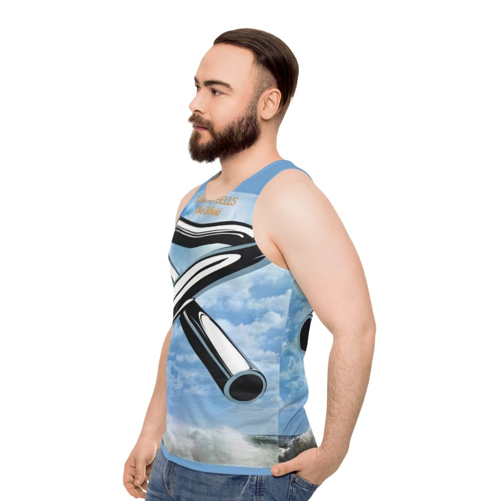 Tubular Bells Unisex Tank Top by Mike Oldfield - men side