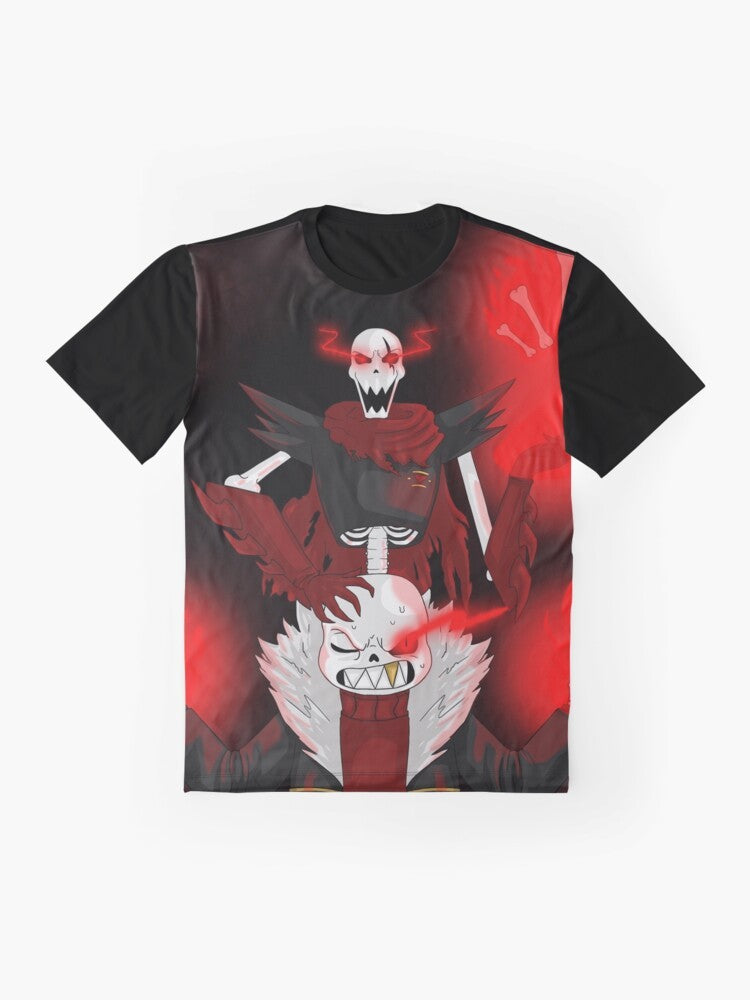 Underfell Brothers Undertale (AU) Graphic Design T-Shirt - Flat lay