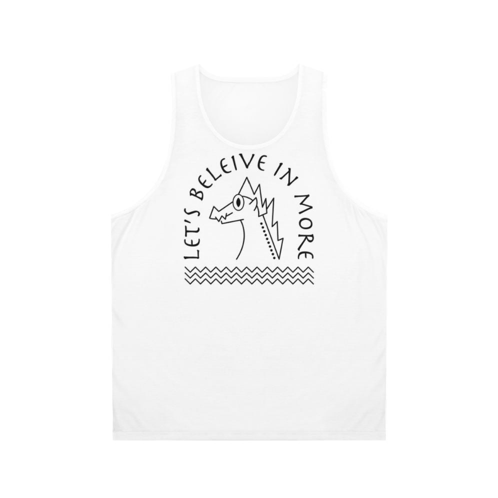 Unisex dragon tank top with a fantasy design