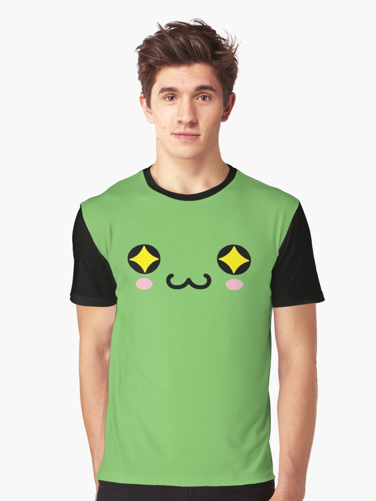 Maplestory slime buddy graphic t-shirt with a cute, bubbling slime design - Men