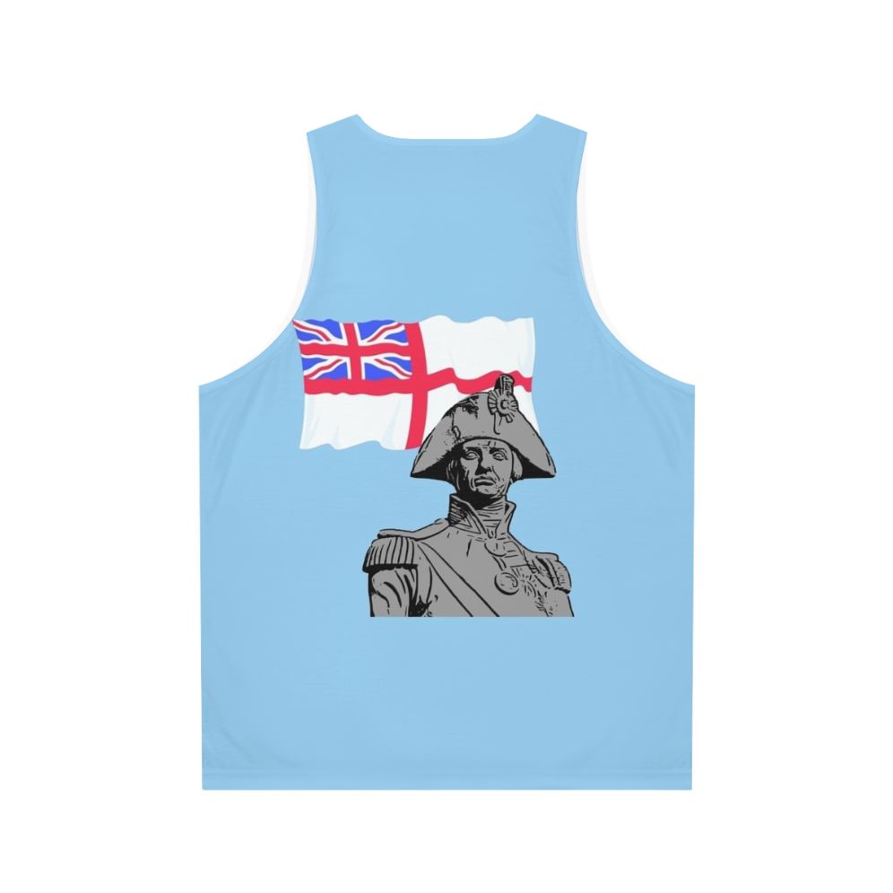 Horatio Nelson Hero Unisex Tank Top - Back