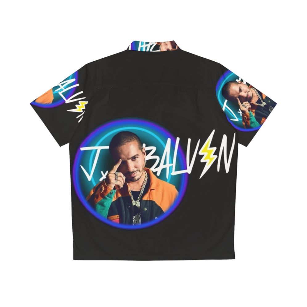 J Balvin Inspired Hawaiian Shirt - Back