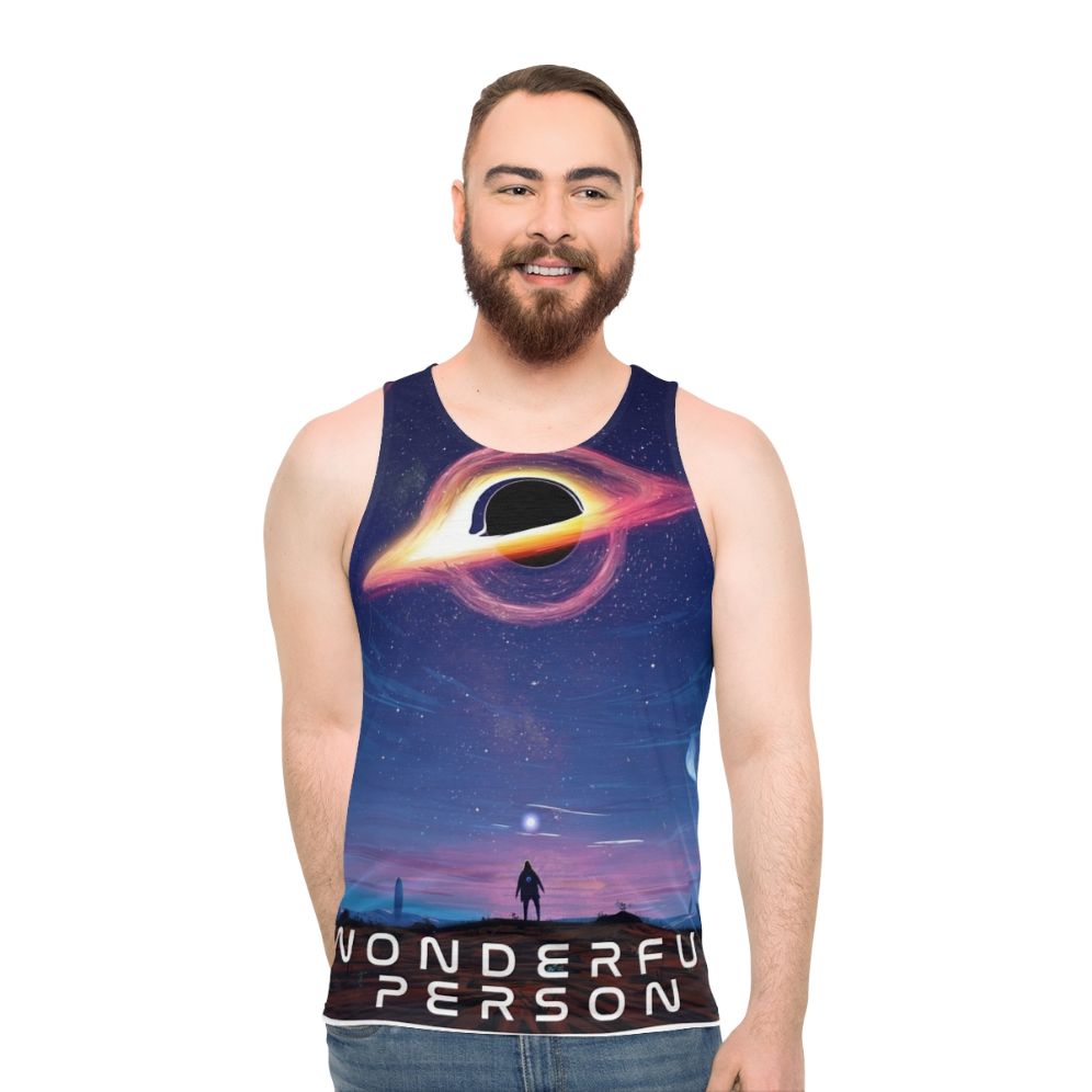 Galaxy space unisex tank top - men