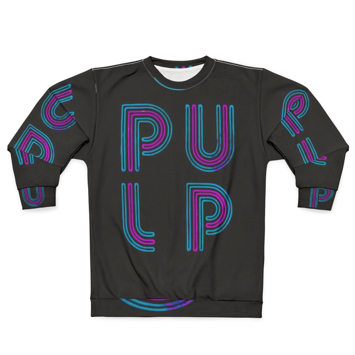 Pulp Britpop Band Logo Sweatshirt