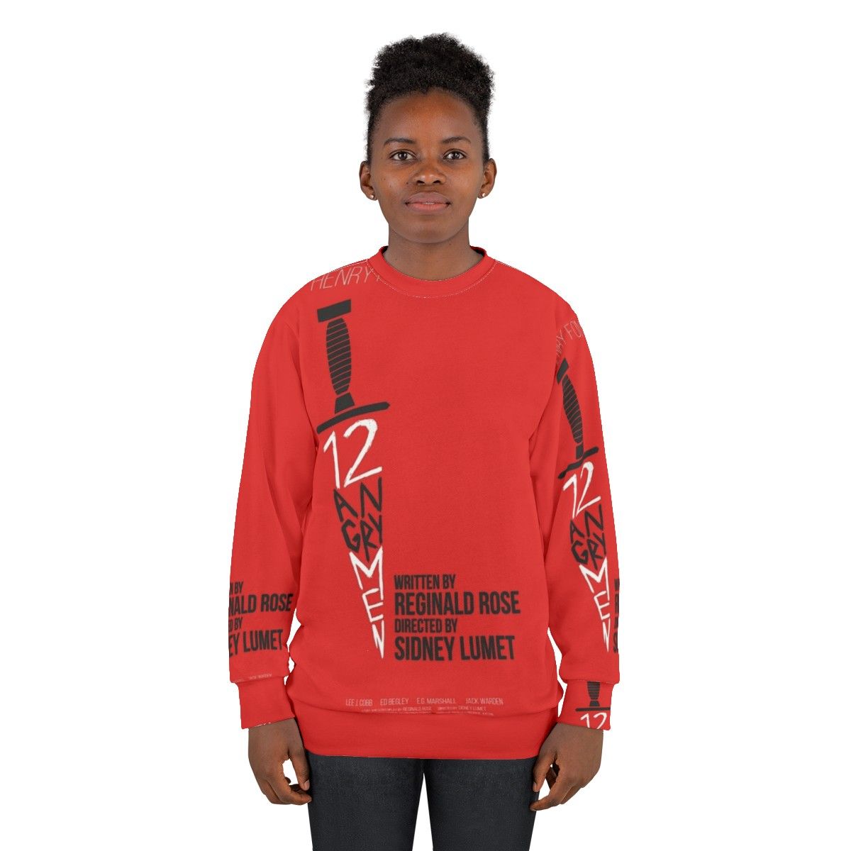 12 Angry Men' Minimalist Movie Sweatshirt - women