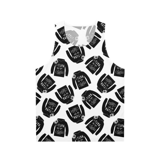 David Rose Unisex Tank Top with "Warmest Regards" Quote