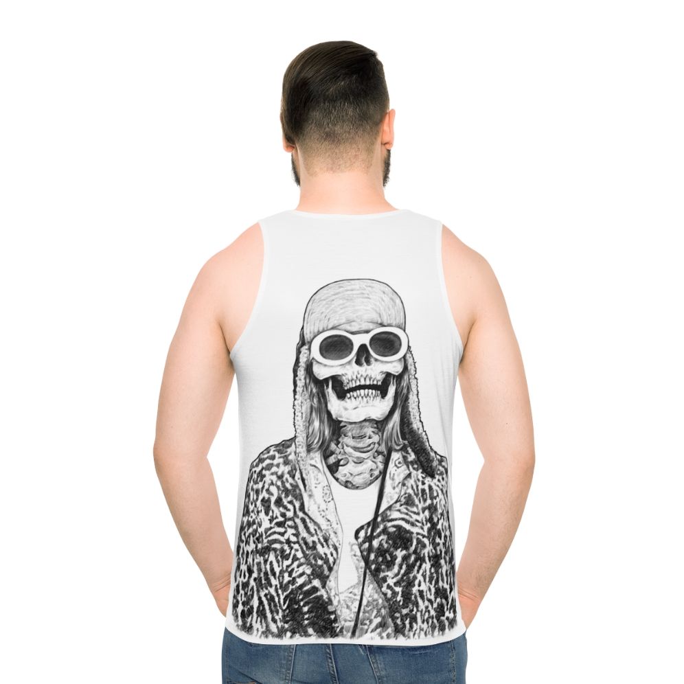 Kurt Cobain Grunge Music Tank Top - men back