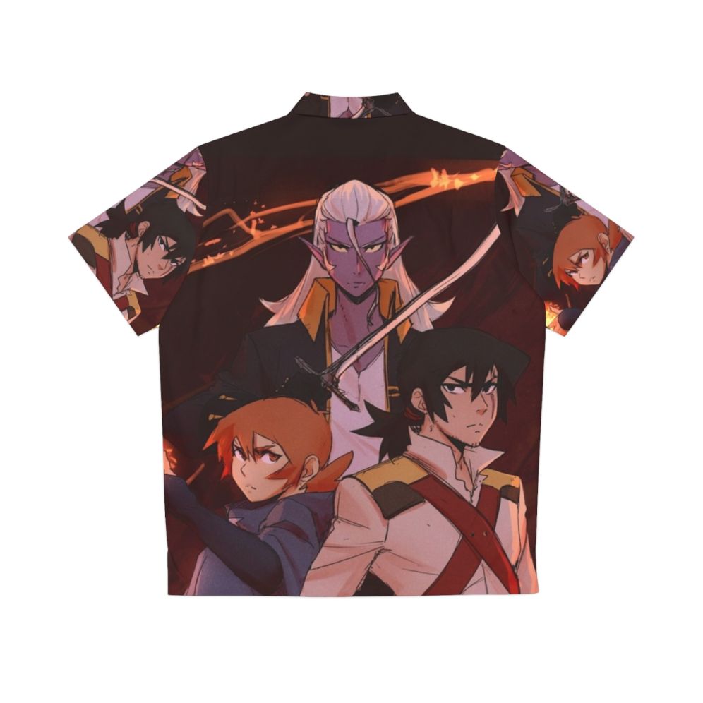 Voltron Castlevania Anime Hawaiian Shirt - Back