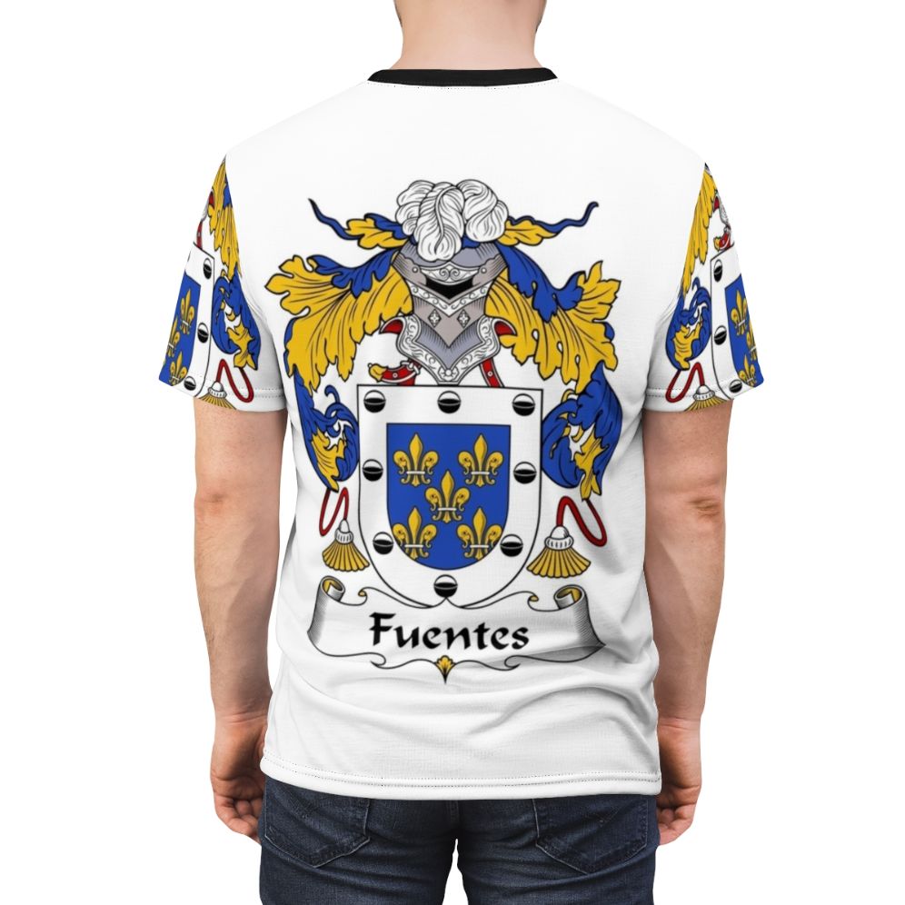 Fuentes Coat of Arms Family Crest T-Shirt - men back