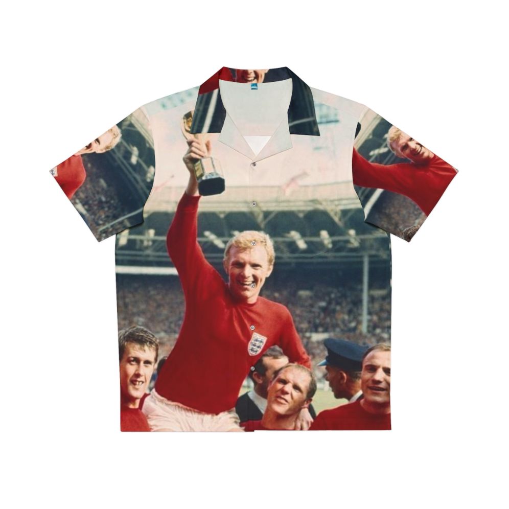 Retro 1966 Bobby Moore World Cup Hawaiian Shirt