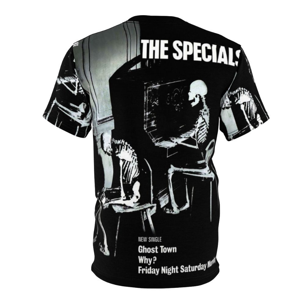 Ghost Special Town AOP T-Shirt with Ska, Reggae, and Punk Inspired Graphic Design - Back