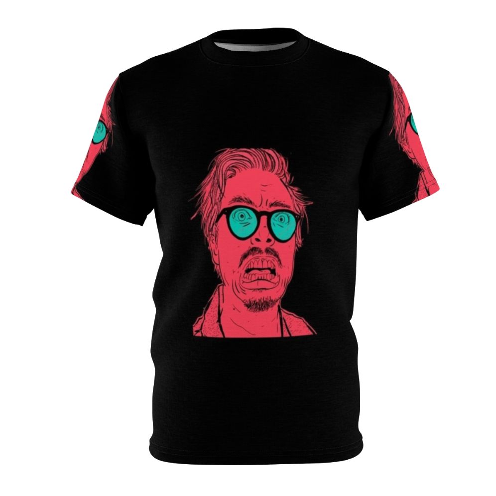 Funky AOP t-shirt inspired by musician Marc Rebillet, the Loop Daddy