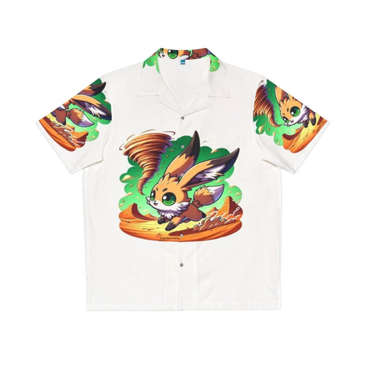 Legendary desert fox and rabbit Hawaiian shirt