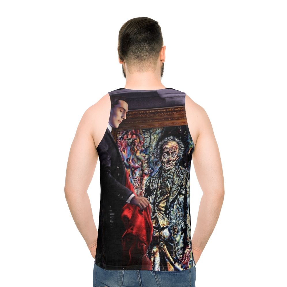 Dorian Gray Unisex Tank Top - men back