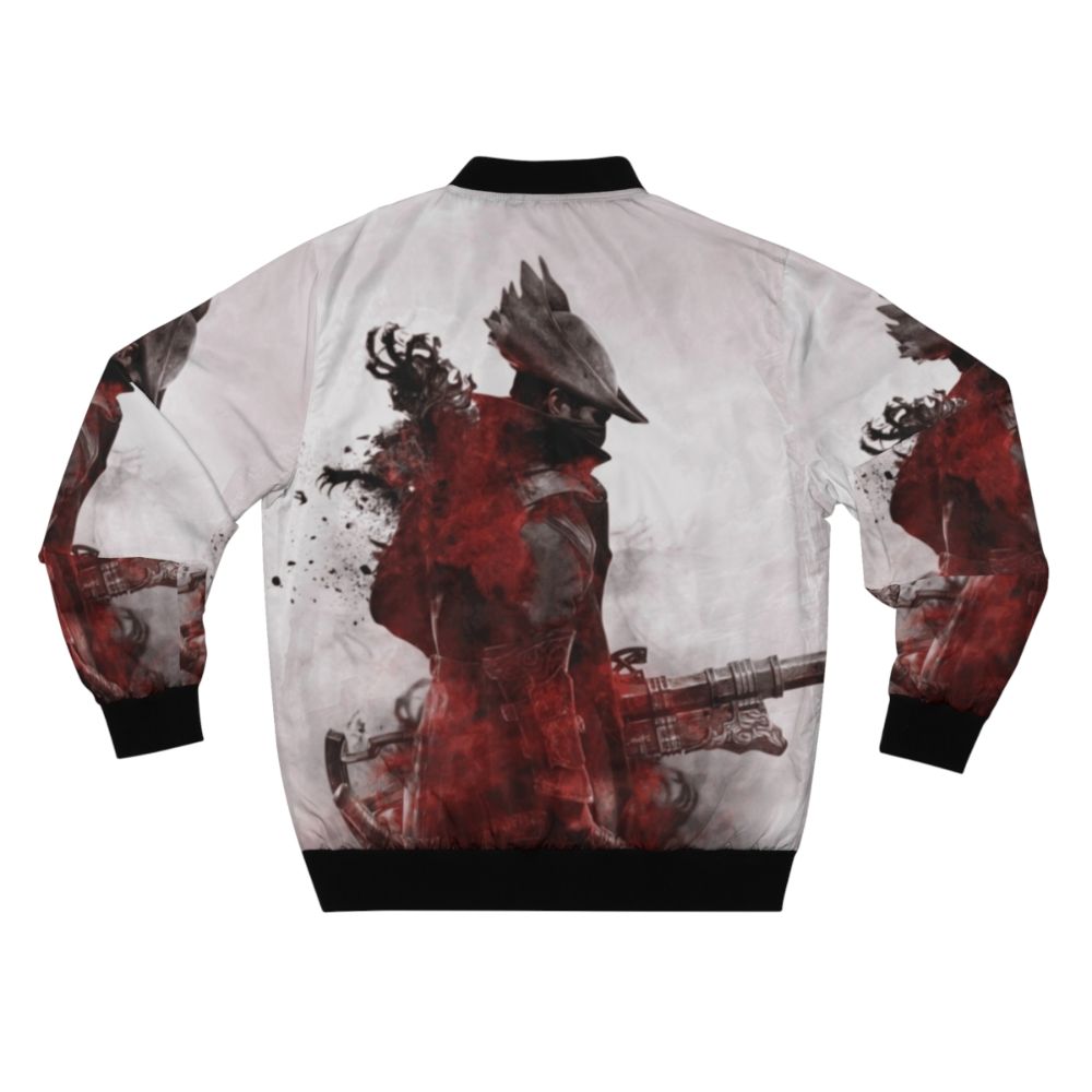 Bloodborne bomber jacket with vector design - Back