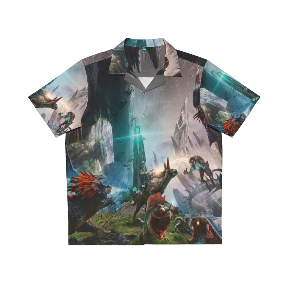 Ark Survival Evolved Dino Fight Hawaiian Shirt