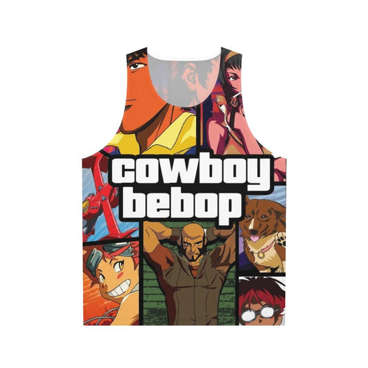 Retro-inspired unisex tank top