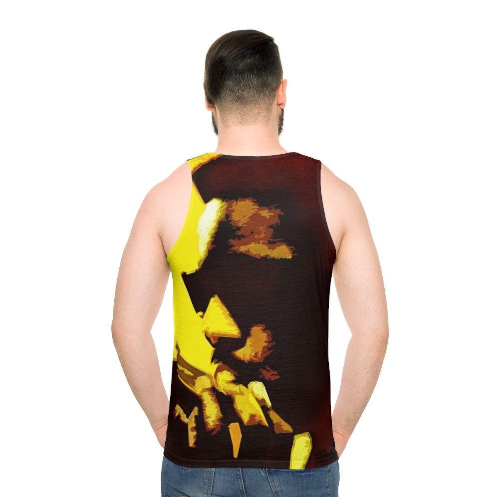 Stevie Wonder Motown Soul Unisex Tank Top - men back