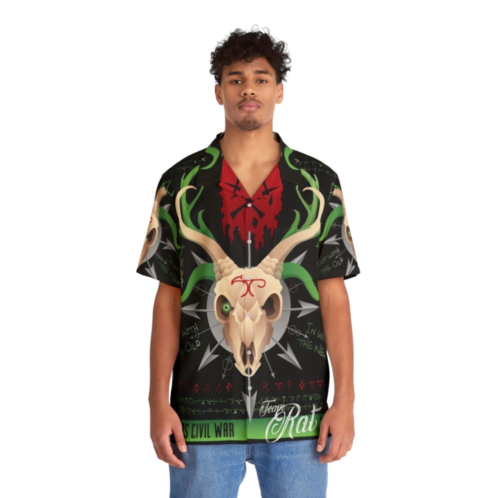 Chaos Rat Skaven Hawaiian Shirt - People Front