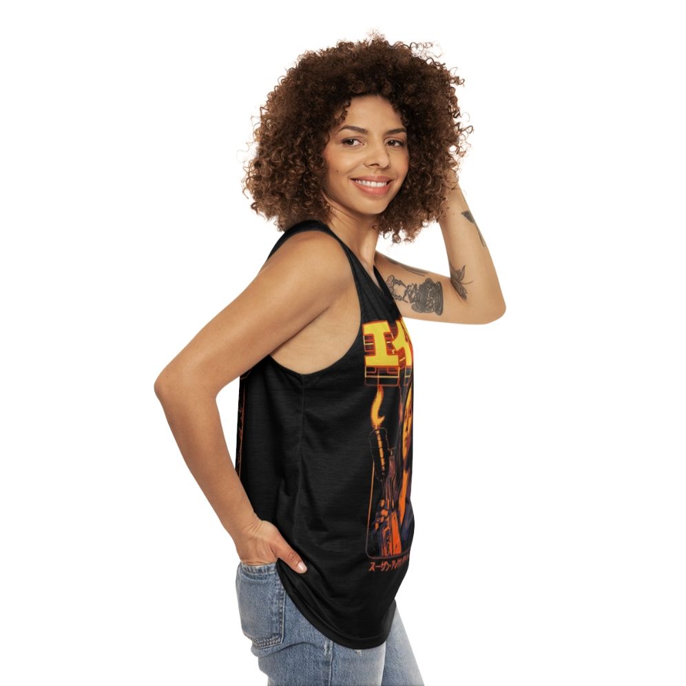 Retro Sci-Fi Alien Ellen Ripley Unisex Tank Top - women side