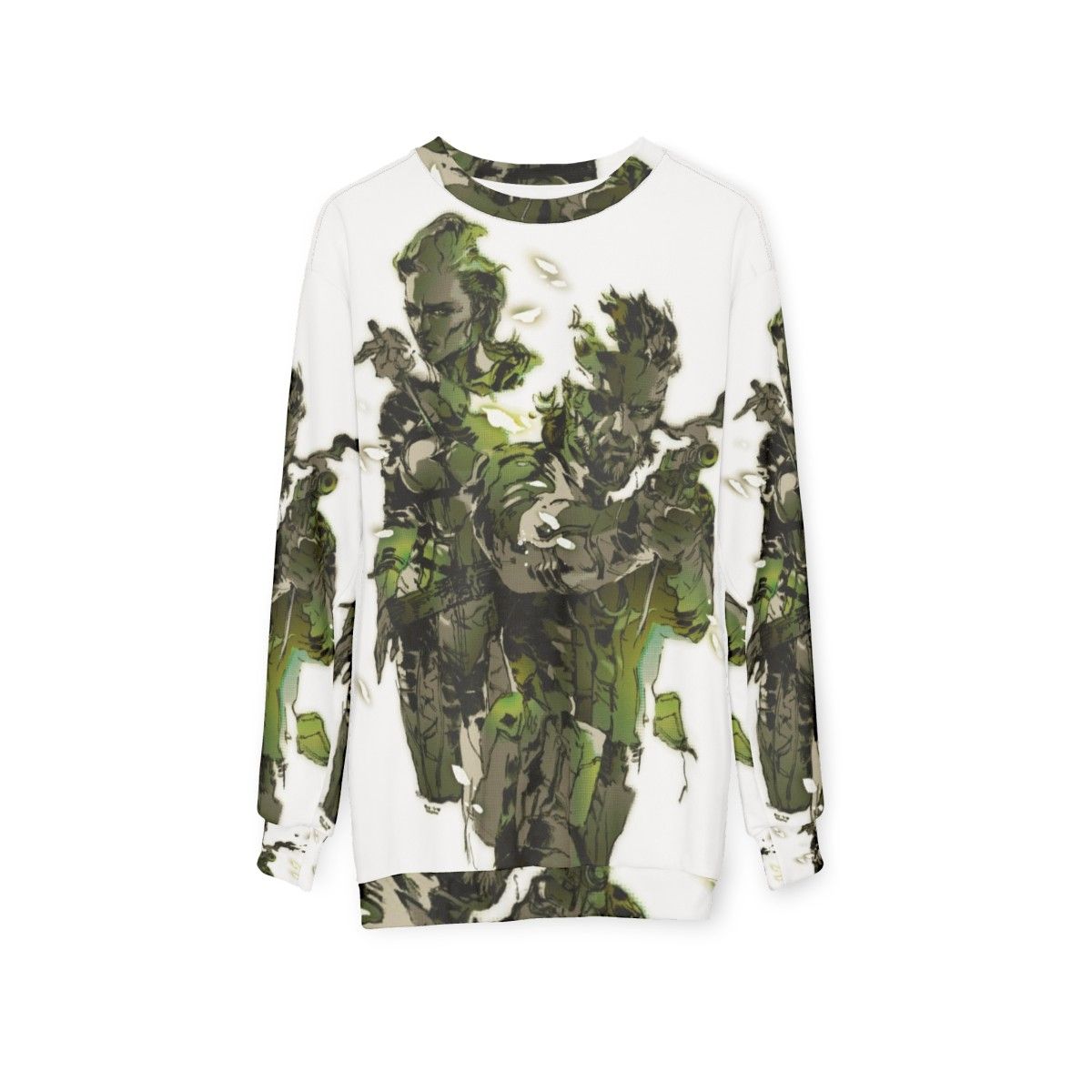 Metal Gear Solid 3 Snake and The Boss Sweatshirt - hanging