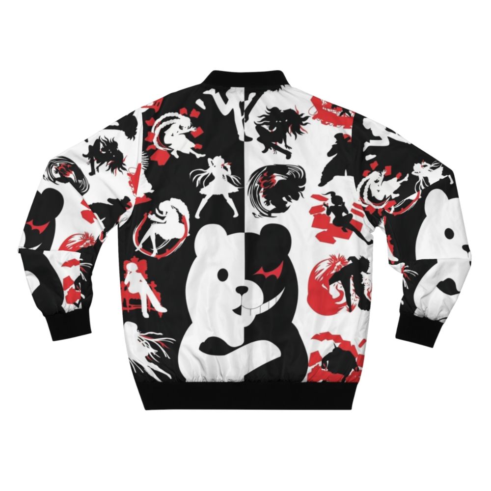 Monokuma despair-inspired bomber jacket with Danganronpa design elements - Back