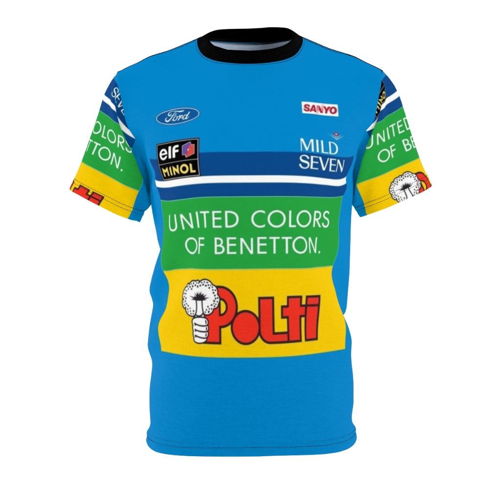 Gp2 Racing Videogame Inspired Benetton Tribute T-Shirt