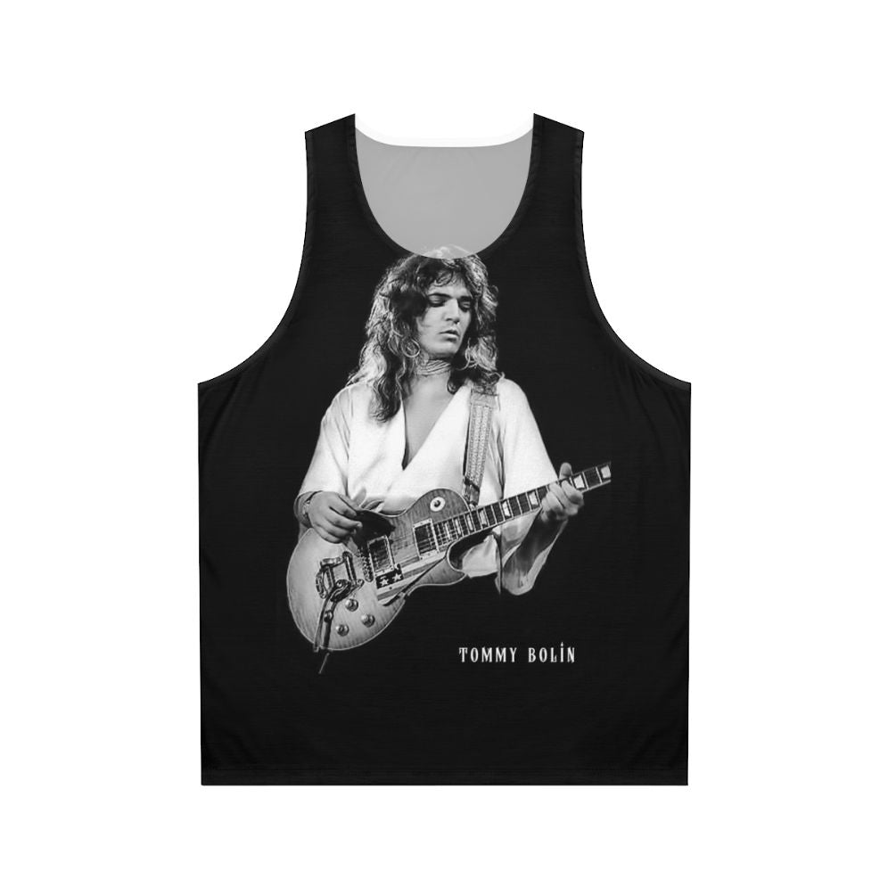 Tommy Bolin classic rock 70s music unisex tank top