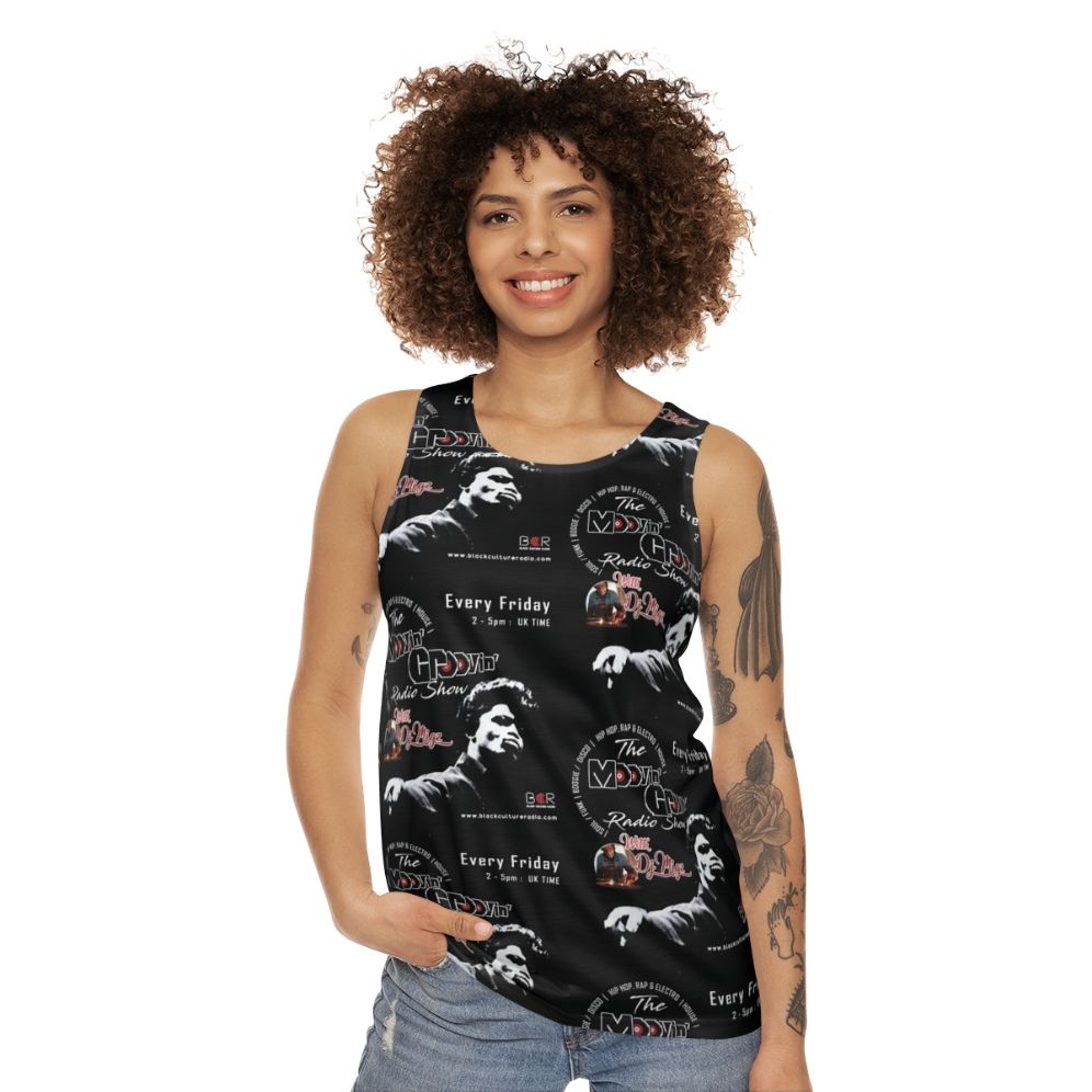 Soul Funk Boogie Disco Radio Show Unisex Tank Top - women