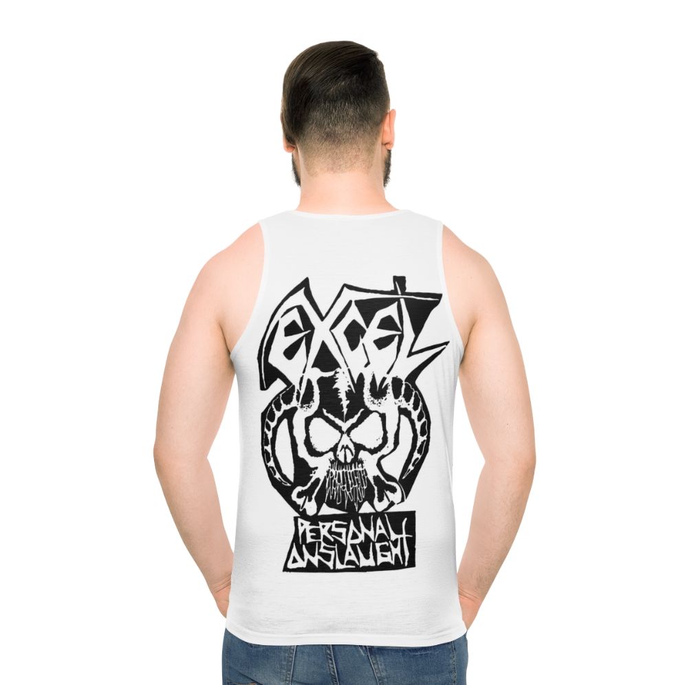 Excel Band Unisex Metal Tank Top - men back