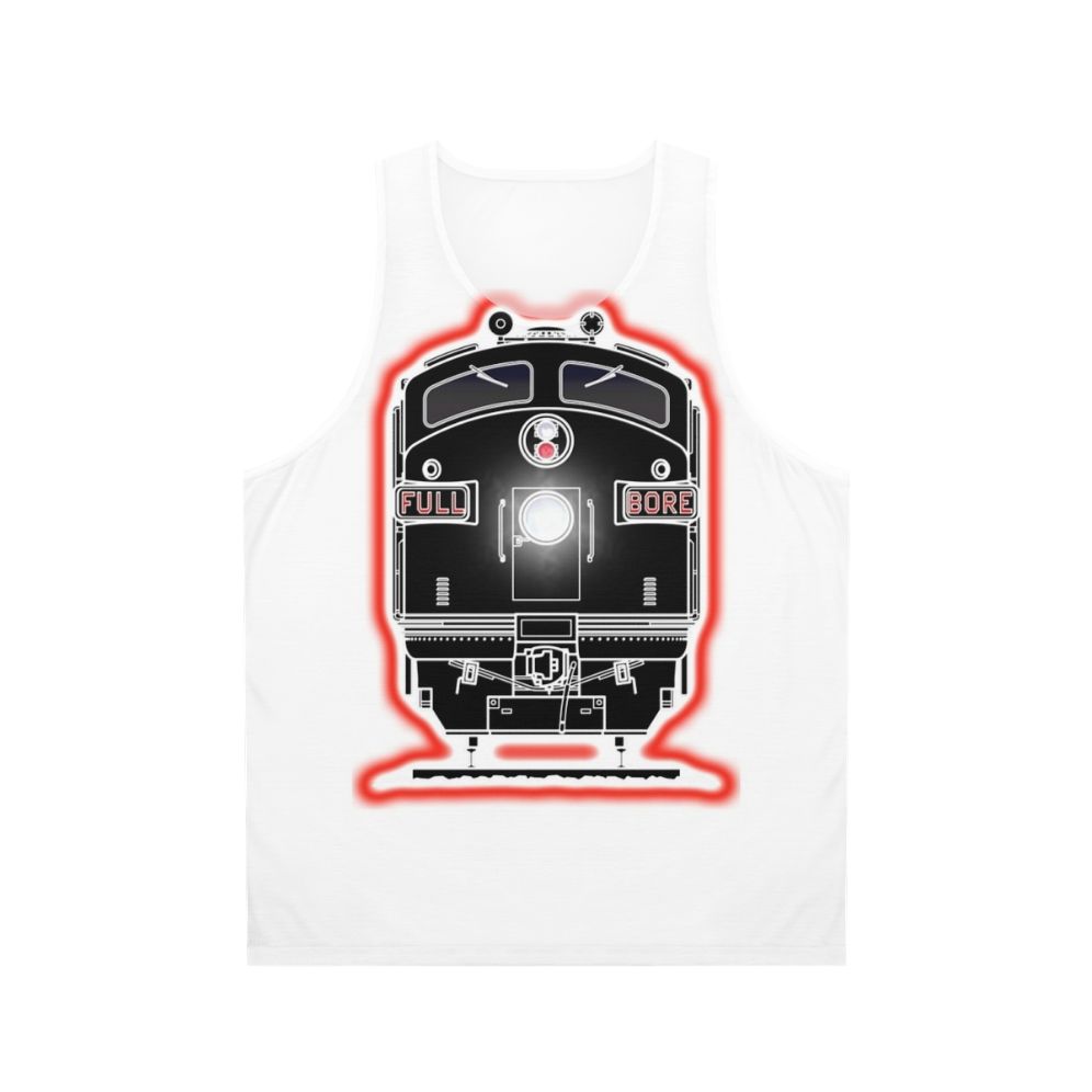 Diesel locomotive unisex tank top