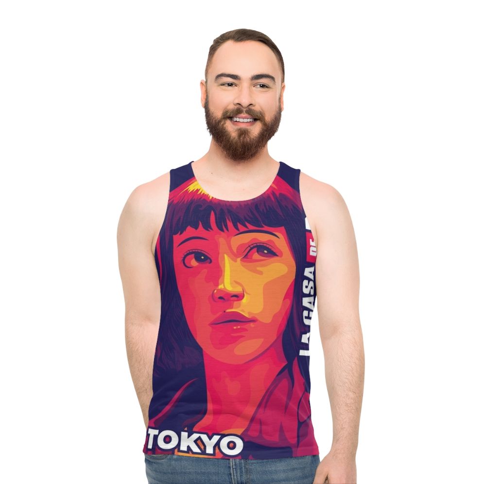 Tokyo Money Heist Unisex Tank Top - men