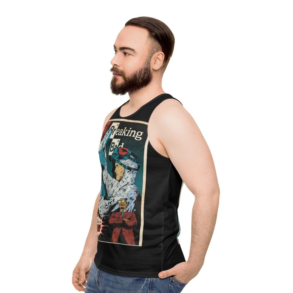 Breaking Bad Heisenberg Vintage Unisex Tank Top - men side