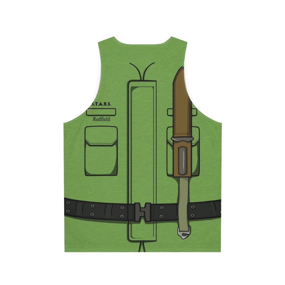 Resident Evil STARS Chris Redfield Unisex Tank Top - Back