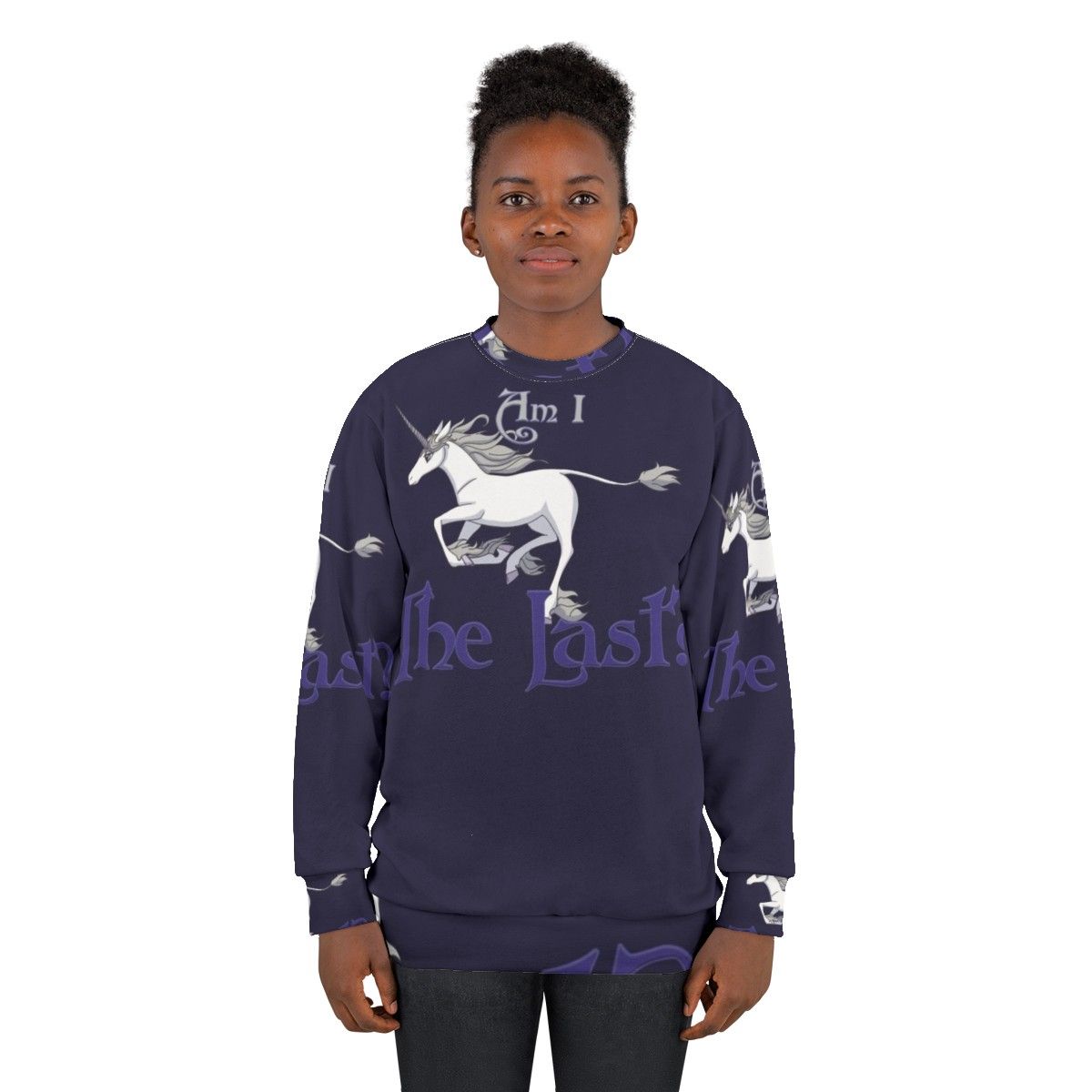 The Last Unicorn Graphic Sweatshirt Design - women