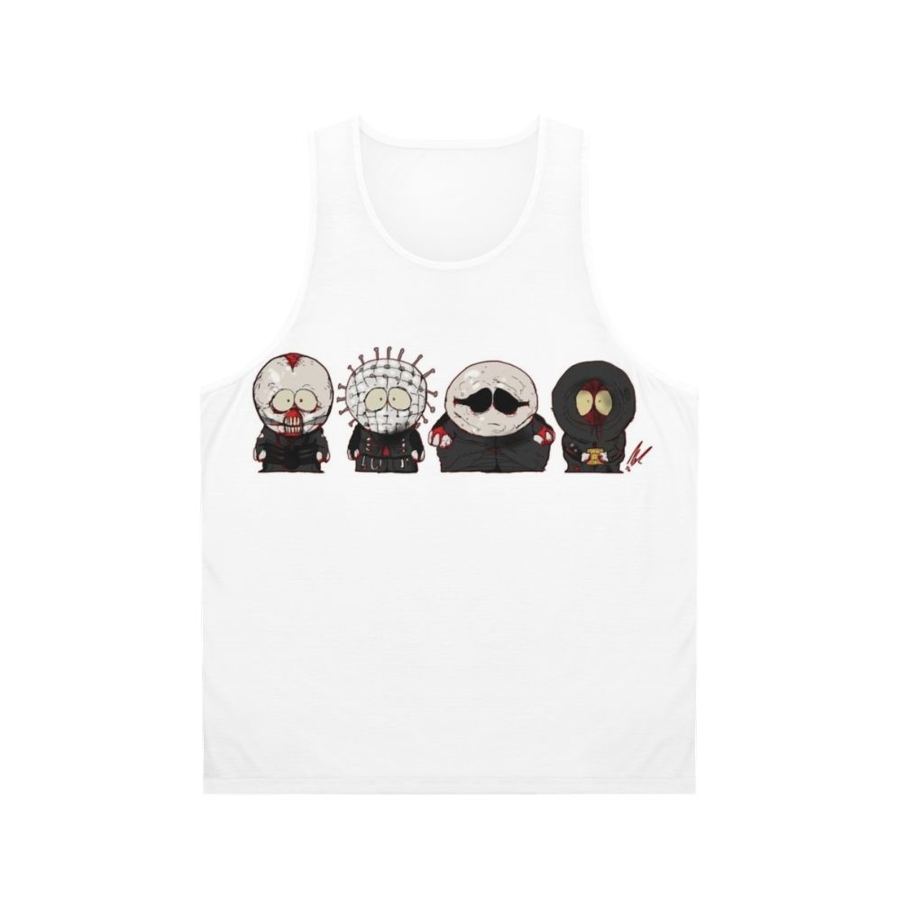 Southpark-inspired dark fashion unisex tank top