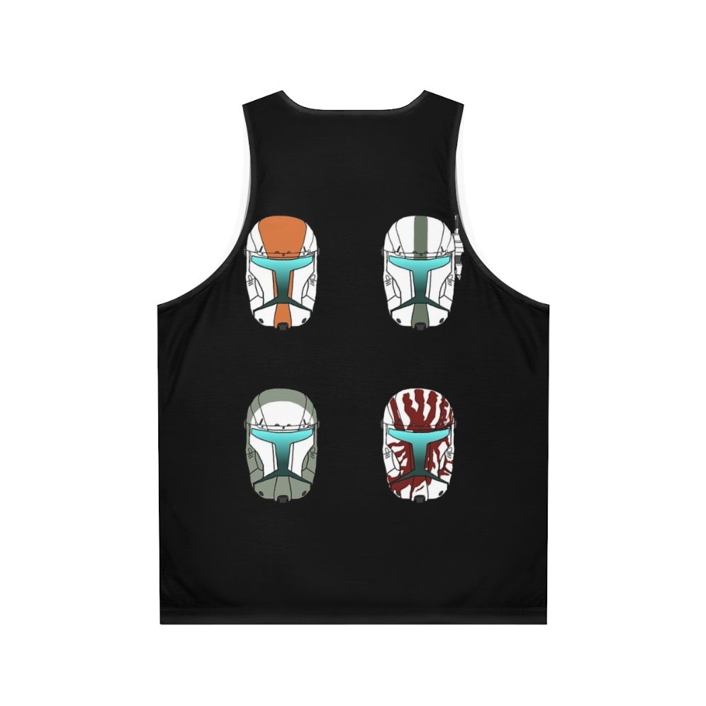 Delta Squad Helmets Unisex Star Wars Tank Top - Back