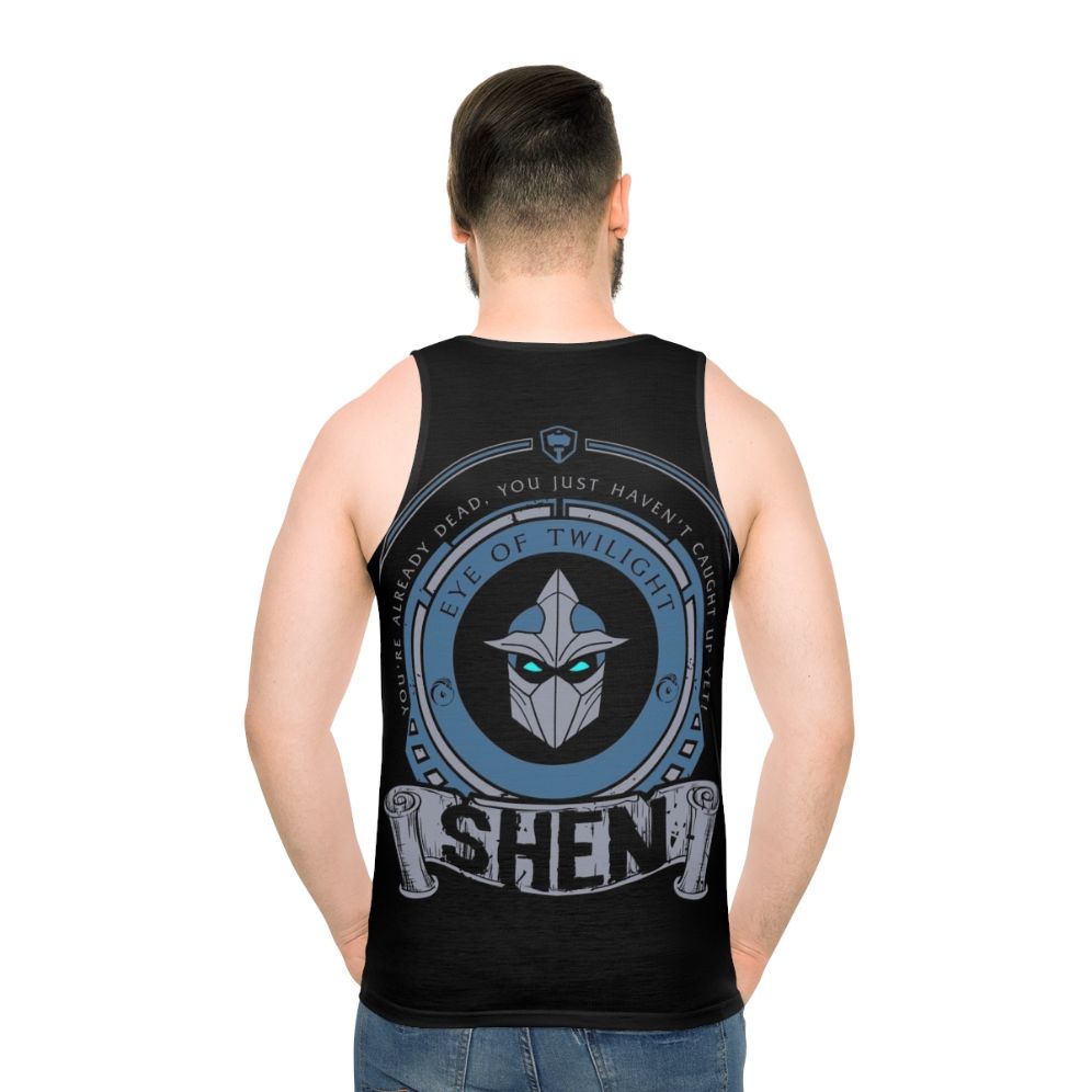 Unisex League of Legends Esports Tank Top - men back