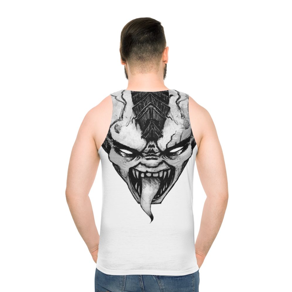 Genestealer Tyranid Unisex Sci-Fi Tank Top - men back