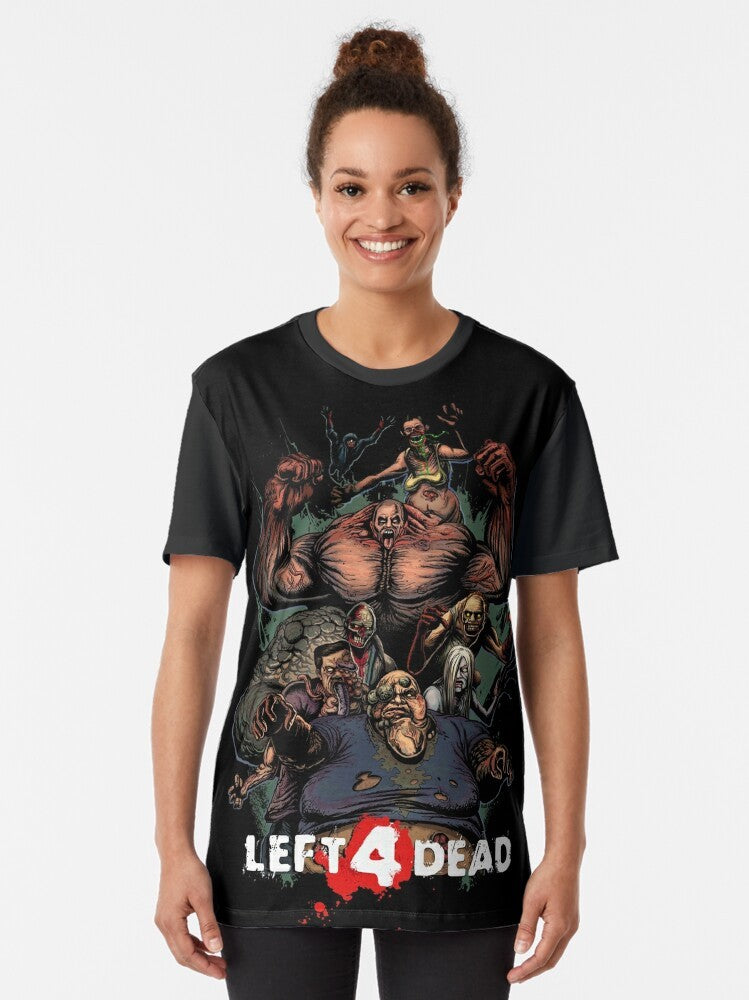 Valve Left 4 Dead Zombie Graphic T-Shirt - Women