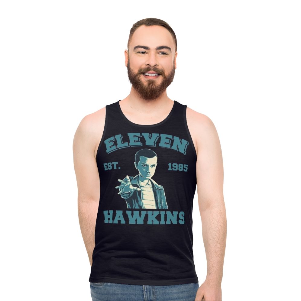 Stranger Things Eleven Unisex Tank Top - men