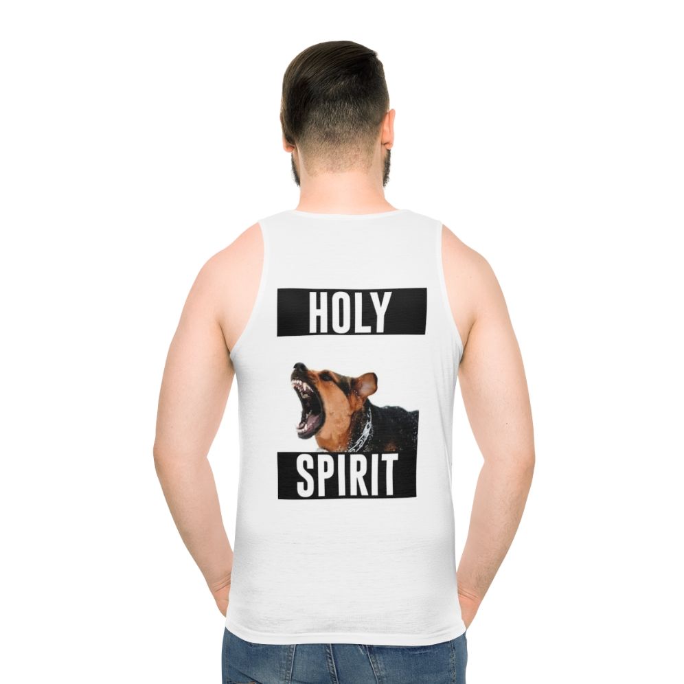 Holy Spirit Christian Unisex Tank Top - men back