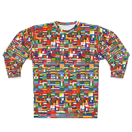 Flags of the World Graphic Sweatshirt