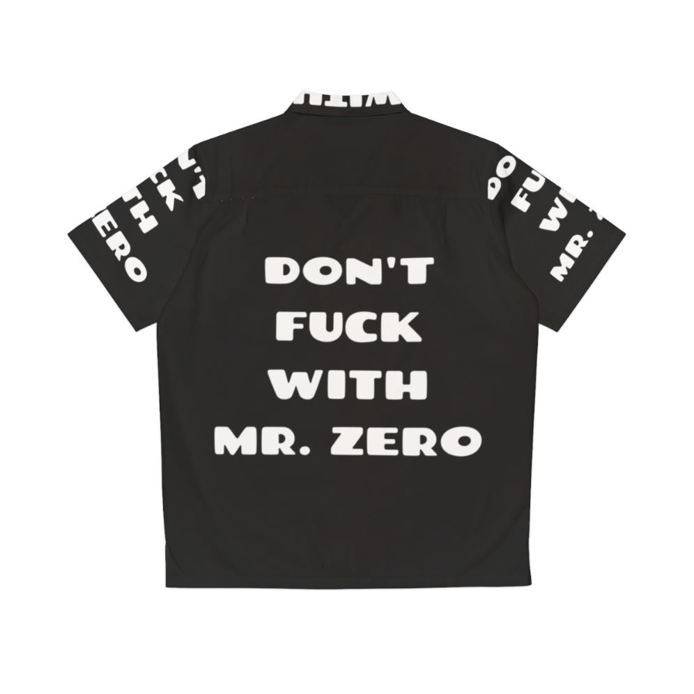 Vintage 1980s themed "Don't Fuck With Mr Zero" Hawaiian Shirt - Back