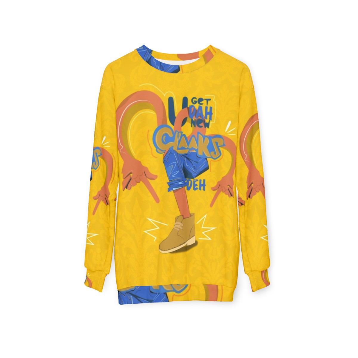 Clarks Jamaican Dancehall Sweatshirt - hanging